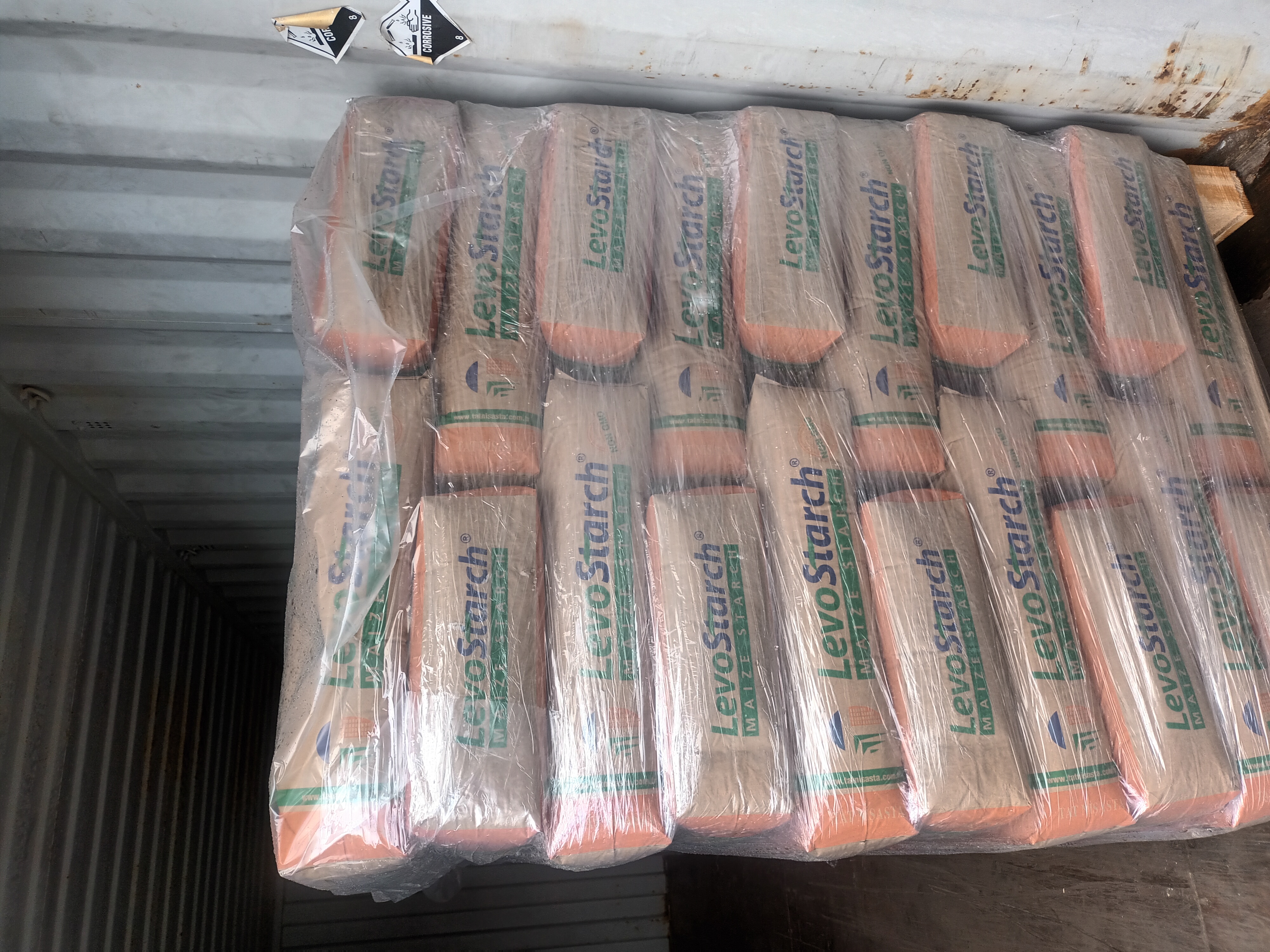 Maize starch pallets